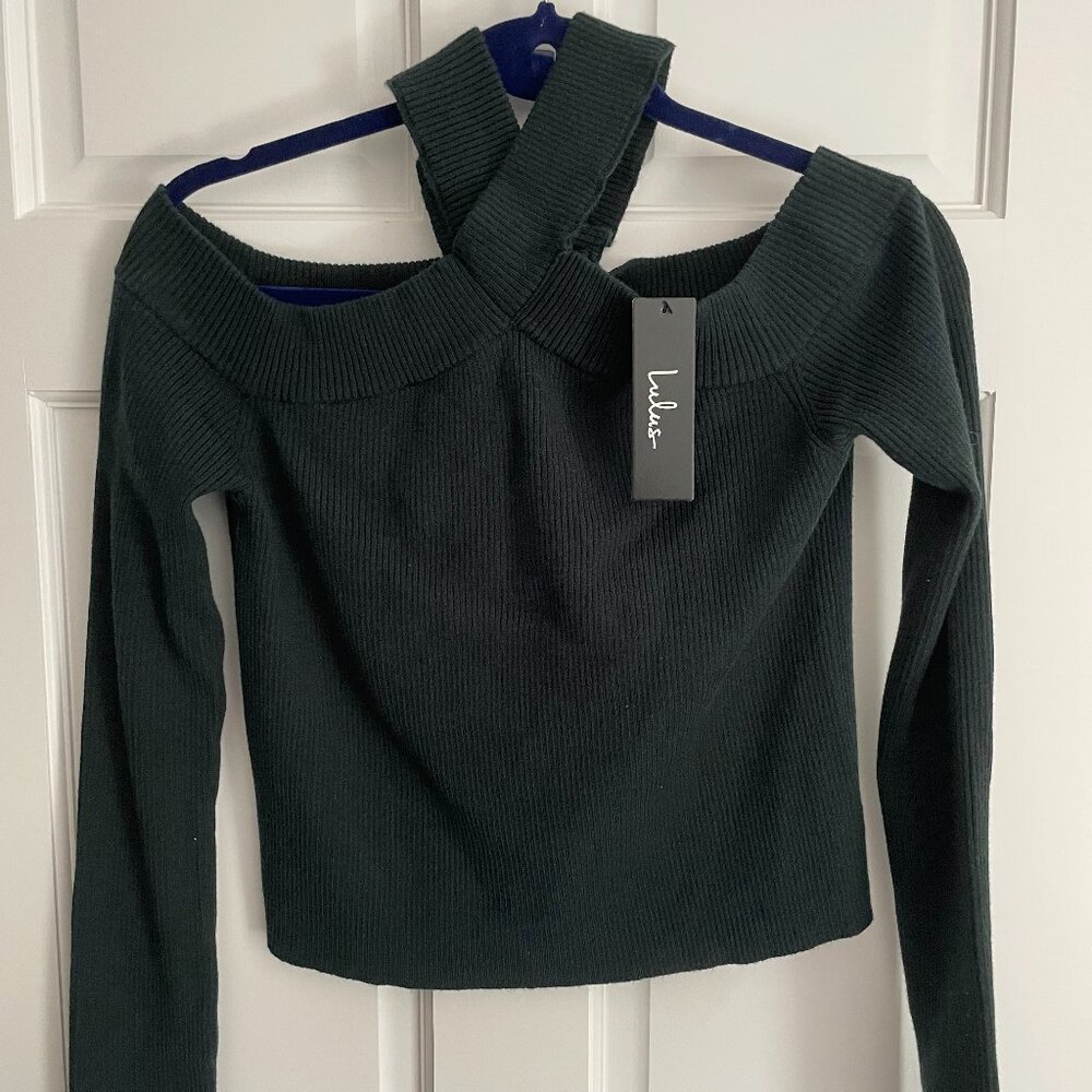 Lulus off the shoulder sweater